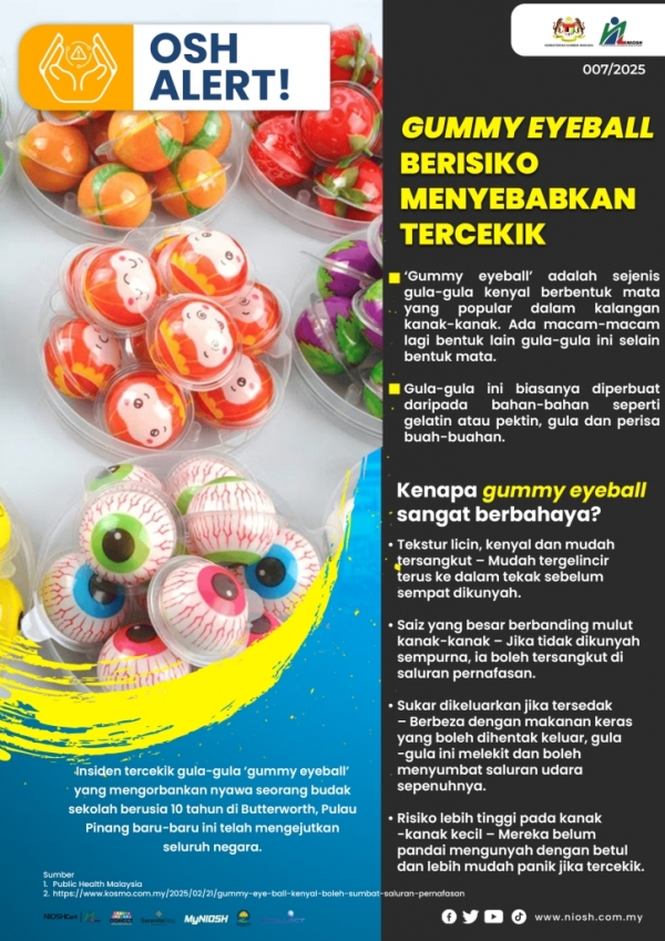 Gummy Eyeball Berisiko Menyebabkan Tercekik