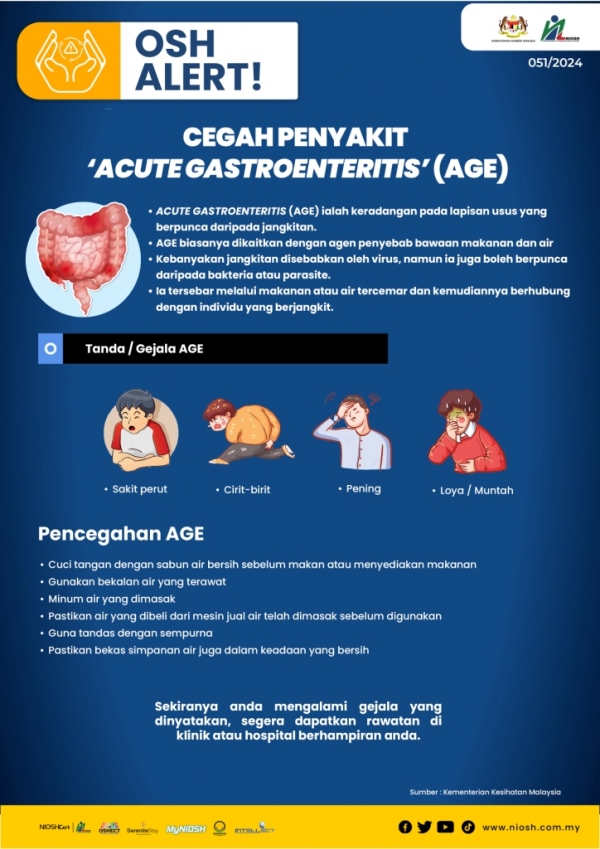 Cegah Penyakit Acute Gastroenteritis