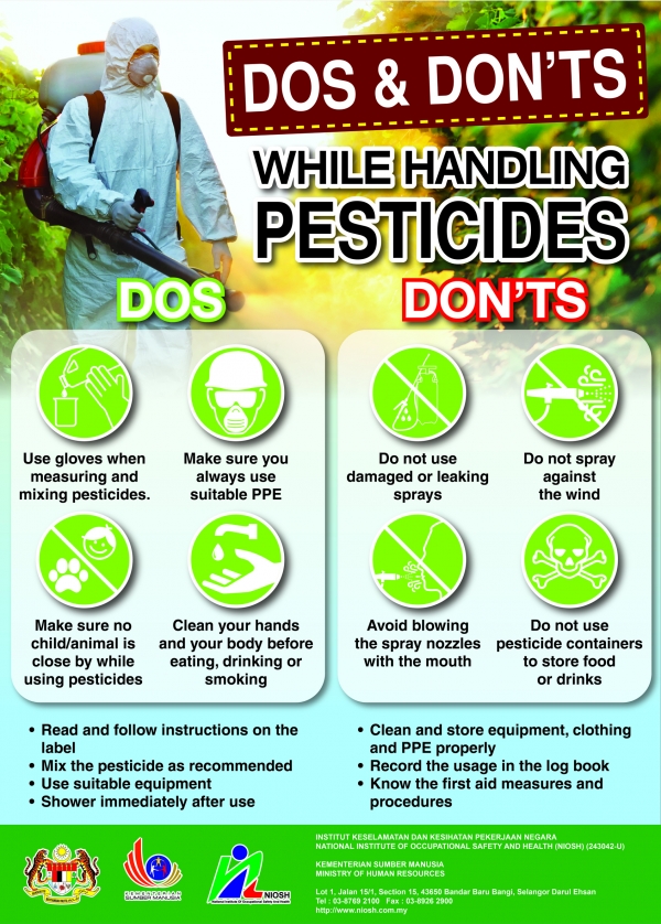 Dos &amp; Don&#039;ts While Handling Pesticides