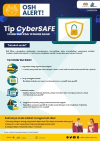 Tip CyberSAFE – Hindar Buli Siber di Media Sosial